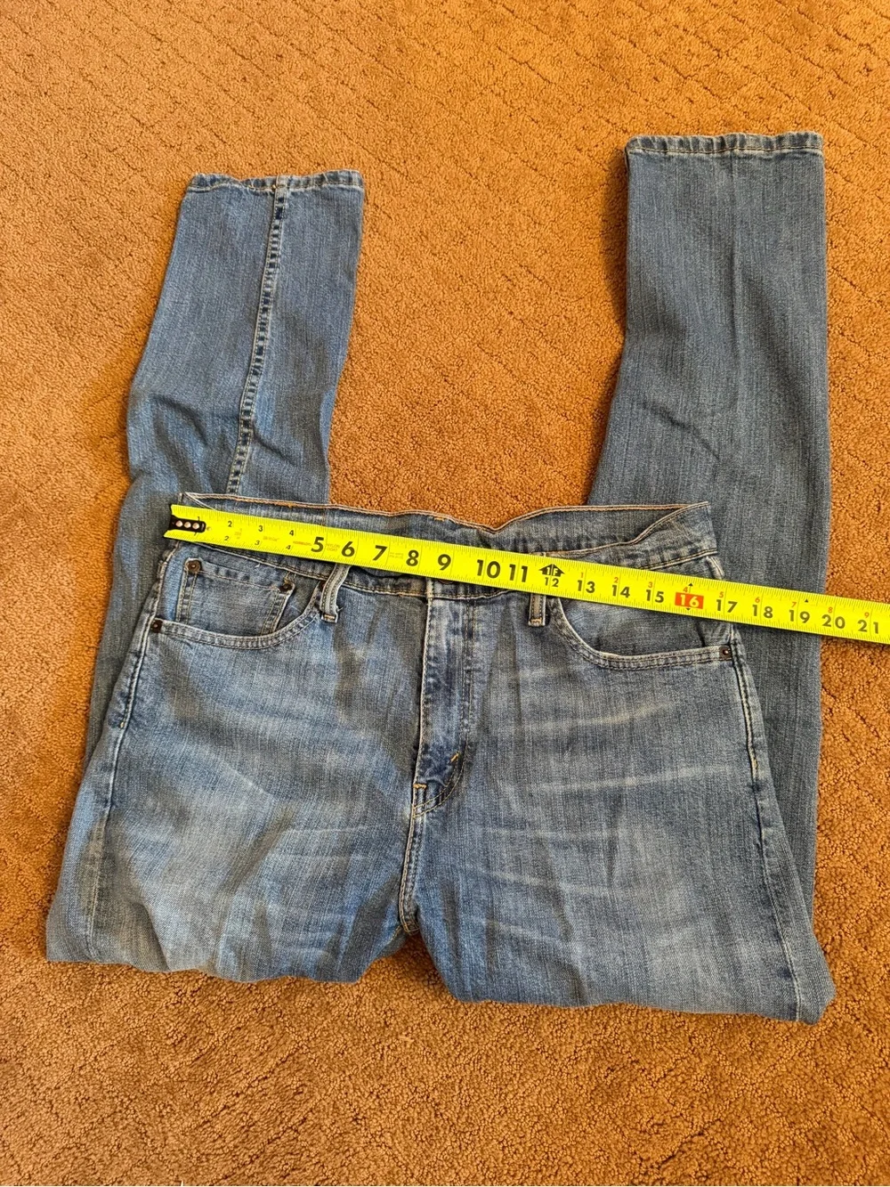Levis 508 Jeans Mens 32x32 Blue Indigo Denim Stretch Dark Wash Casual